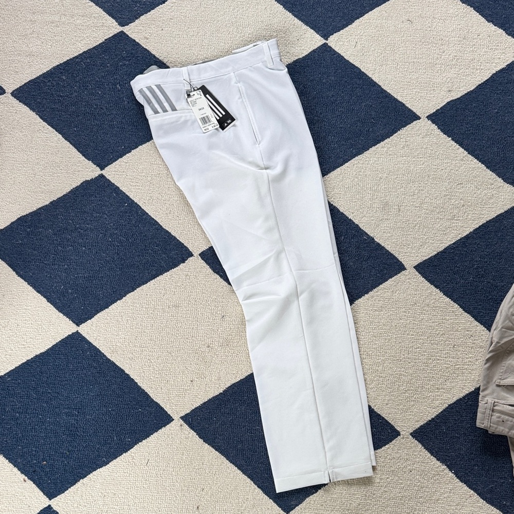 Adidas White Performance Pants